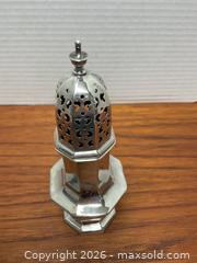MaxSold Auction: Antique English sterling silver sugar caster (98 grams) - Ottawa (Ontario, Canada) SELLER MANAGED Downsizing Online Auction - Tall Forest Drive
