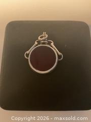 MaxSold Auction: Antique sterling silver and carnelian pocket watch fob - Ottawa (Ontario, Canada) SELLER MANAGED Downsizing Online Auction - Tall Forest Drive