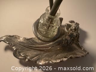 MaxSold Auction: Art Nouveau ink accomplishments and visitor card holder - Ottawa (Ontario, Canada) SELLER MANAGED Downsizing Online Auction - Tall Forest Drive