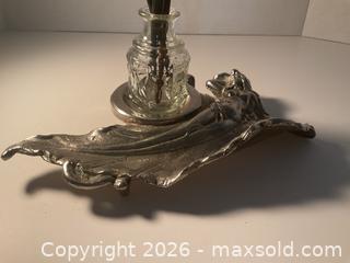 MaxSold Auction: Art Nouveau ink accomplishments and visitor card holder - Ottawa (Ontario, Canada) SELLER MANAGED Downsizing Online Auction - Tall Forest Drive