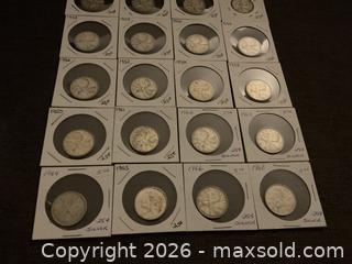 MaxSold Auction: Collection of Canadian silver quarters - Ottawa (Ontario, Canada) SELLER MANAGED Downsizing Online Auction - Tall Forest Drive