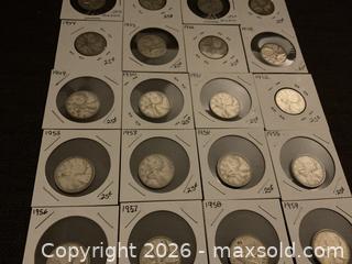MaxSold Auction: Collection of Canadian silver quarters - Ottawa (Ontario, Canada) SELLER MANAGED Downsizing Online Auction - Tall Forest Drive