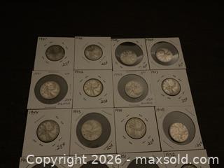 MaxSold Auction: Collection of Canadian silver quarters - Ottawa (Ontario, Canada) SELLER MANAGED Downsizing Online Auction - Tall Forest Drive