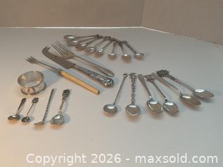 MaxSold Auction: Collection of silver wear most sterling, total weight 248 grams - Ottawa (Ontario, Canada) SELLER MANAGED Downsizing Online Auction - Tall Forest Drive