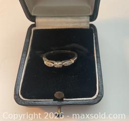 MaxSold Auction: Dainty 18K gold and diamond ring. Approximately size 5 1/2 - Ottawa (Ontario, Canada) SELLER MANAGED Downsizing Online Auction - Tall Forest Drive
