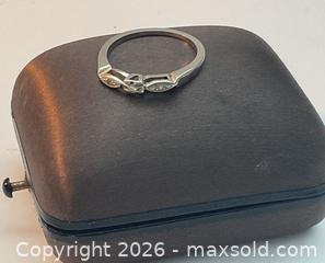 MaxSold Auction: Dainty 18K gold and diamond ring. Approximately size 5 1/2 - Ottawa (Ontario, Canada) SELLER MANAGED Downsizing Online Auction - Tall Forest Drive