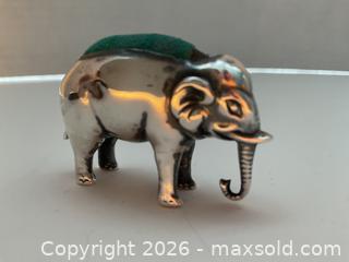 MaxSold Auction: Highly collectible 1905 Edwardian Birmingham sterling elephant pin cushion - Ottawa (Ontario, Canada) SELLER MANAGED Downsizing Online Auction - Tall Forest Drive