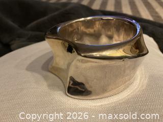 MaxSold Auction: Large chunky hand made sterling silver bangle - Ottawa (Ontario, Canada) SELLER MANAGED Downsizing Online Auction - Tall Forest Drive