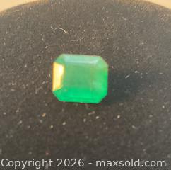 MaxSold Auction: Loose 1.5 carat emerald - Ottawa (Ontario, Canada) SELLER MANAGED Downsizing Online Auction - Tall Forest Drive