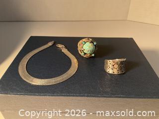 MaxSold Auction: Lovely sterling silver rings and bracelet - Ottawa (Ontario, Canada) SELLER MANAGED Downsizing Online Auction - Tall Forest Drive