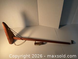 MaxSold Auction: MCM 1950s Scandinavian teak wall hangers/wall light brackets. - Ottawa (Ontario, Canada) SELLER MANAGED Downsizing Online Auction - Tall Forest Drive