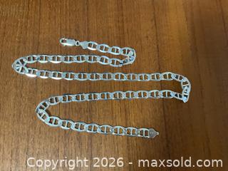 MaxSold Auction: Men’s heavy  24” sterling silver chain (41.68 grams) - Ottawa (Ontario, Canada) SELLER MANAGED Downsizing Online Auction - Tall Forest Drive