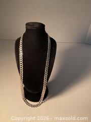 MaxSold Auction: Men’s sterling silver 18” necklace (26.24 grams) - Ottawa (Ontario, Canada) SELLER MANAGED Downsizing Online Auction - Tall Forest Drive