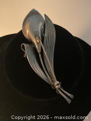 MaxSold Auction: Mid-century sterling floral brooch by Niel’s Erik, Denmark - Ottawa (Ontario, Canada) SELLER MANAGED Downsizing Online Auction - Tall Forest Drive