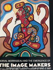 MaxSold Auction: Original 1984 Emergence of the Image Makers Norval Morrisseau exhibition poster - Ottawa (Ontario, Canada) SELLER MANAGED Downsizing Online Auction - Tall Forest Drive