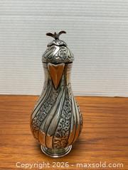 MaxSold Auction: Ornate Egyptian 900 silver lidded coffee pot (264 grams) - Ottawa (Ontario, Canada) SELLER MANAGED Downsizing Online Auction - Tall Forest Drive