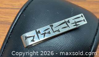 MaxSold Auction: Rare 1960s mid-century modernist Ed Levin sterling money clip - Ottawa (Ontario, Canada) SELLER MANAGED Downsizing Online Auction - Tall Forest Drive