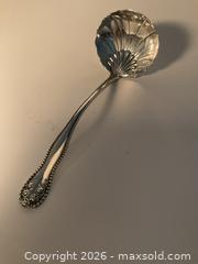 MaxSold Auction: Sterling silver sauce spoon in Lancaster pattern. - Ottawa (Ontario, Canada) SELLER MANAGED Downsizing Online Auction - Tall Forest Drive