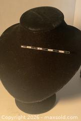 MaxSold Auction: Stunning antique platinum and 18K gold, diamond and onyx bar brooch - Ottawa (Ontario, Canada) SELLER MANAGED Downsizing Online Auction - Tall Forest Drive