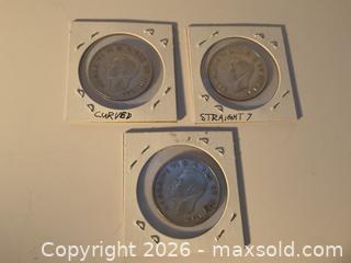 MaxSold Auction: Three Canadian silver 50 cent coins - Ottawa (Ontario, Canada) SELLER MANAGED Downsizing Online Auction - Tall Forest Drive
