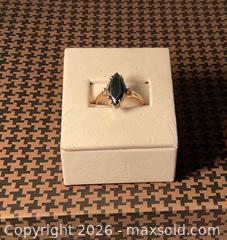 MaxSold Auction: Vintage 10K gold ring with black diamond - Ottawa (Ontario, Canada) SELLER MANAGED Downsizing Online Auction - Tall Forest Drive
