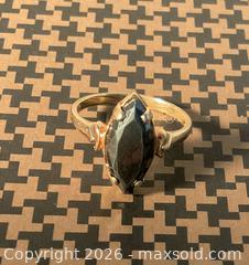 MaxSold Auction: Vintage 10K gold ring with black diamond - Ottawa (Ontario, Canada) SELLER MANAGED Downsizing Online Auction - Tall Forest Drive