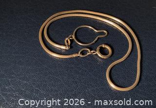 MaxSold Auction: Vintage Birk’s sterling silver pocket watch chain (13.16 grams) - Ottawa (Ontario, Canada) SELLER MANAGED Downsizing Online Auction - Tall Forest Drive