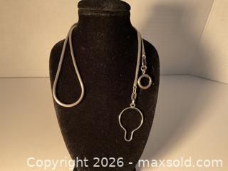 MaxSold Auction: Vintage Birk’s sterling silver pocket watch chain (13.16 grams) - Ottawa (Ontario, Canada) SELLER MANAGED Downsizing Online Auction - Tall Forest Drive