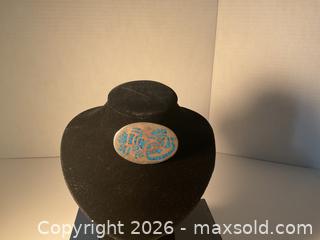 MaxSold Auction: Vintage sterling silver and turquoise Mexican brooch/pendant (18.74 grams) - Ottawa (Ontario, Canada) SELLER MANAGED Downsizing Online Auction - Tall Forest Drive