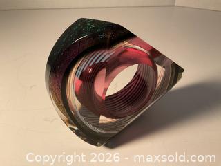MaxSold Auction: Vintage unique art glass spherical sculpture - Ottawa (Ontario, Canada) SELLER MANAGED Downsizing Online Auction - Tall Forest Drive