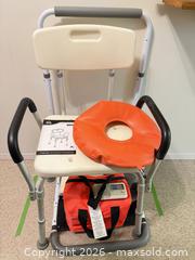MaxSold Auction: Adult Shower/Commode Chair with Aluminum Frame - Saanich (British Columbia, Canada) PARTNER MANAGED Moving Online Auction - Arbutus Road