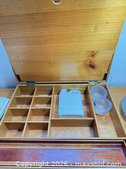 MaxSold Auction: Art Supplies Set with Wooden Storage Box, Palette, Sketchbook - Saanich (British Columbia, Canada) PARTNER MANAGED Moving Online Auction - Arbutus Road