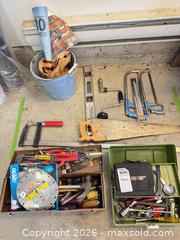 MaxSold Auction: Assorted Hand Tools - Saanich (British Columbia, Canada) PARTNER MANAGED Moving Online Auction - Arbutus Road