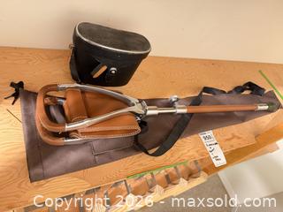 MaxSold Auction: Comoy’s Adjustable Field Seat, binoculars and wine rack - Saanich (British Columbia, Canada) PARTNER MANAGED Moving Online Auction - Arbutus Road