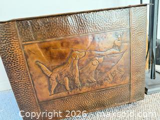 MaxSold Auction: Copper Metal Storage Trunk & Fireplace Tool Set, Hunting Motif - Saanich (British Columbia, Canada) PARTNER MANAGED Moving Online Auction - Arbutus Road