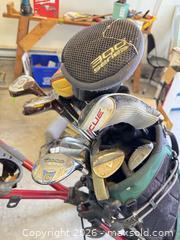 MaxSold Auction: Golf Club Set with Bag, Headcovers & Push/Pull Cart - Saanich (British Columbia, Canada) PARTNER MANAGED Moving Online Auction - Arbutus Road