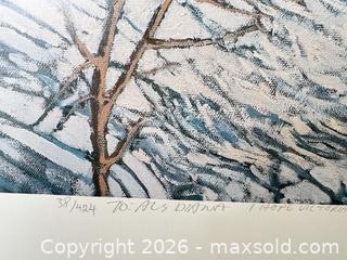 MaxSold Auction: Large Framed Photograph and Unframed Print, Two Items - Saanich (British Columbia, Canada) PARTNER MANAGED Moving Online Auction - Arbutus Road