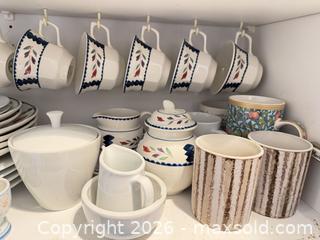 MaxSold Auction: Large Porcelain & Ceramic Dinnerware Set (20+ Pieces) - Saanich (British Columbia, Canada) PARTNER MANAGED Moving Online Auction - Arbutus Road