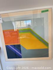 MaxSold Auction: Lot of 2 Framed Art Prints, ~25 x 25 in, Acrylic Glazing - Saanich (British Columbia, Canada) PARTNER MANAGED Moving Online Auction - Arbutus Road