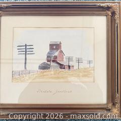 MaxSold Auction: Lot of 4 Framed Landscape Prints with Glass - Saanich (British Columbia, Canada) PARTNER MANAGED Moving Online Auction - Arbutus Road