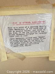 MaxSold Auction: Lot of 4 Framed Landscape Prints with Glass - Saanich (British Columbia, Canada) PARTNER MANAGED Moving Online Auction - Arbutus Road