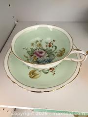 MaxSold Auction: Paragon Fine Bone China Multicolor Teacup and Saucer Sets (4) - Saanich (British Columbia, Canada) PARTNER MANAGED Moving Online Auction - Arbutus Road