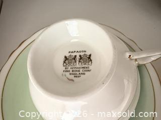 MaxSold Auction: Paragon Fine Bone China Multicolor Teacup and Saucer Sets (4) - Saanich (British Columbia, Canada) PARTNER MANAGED Moving Online Auction - Arbutus Road