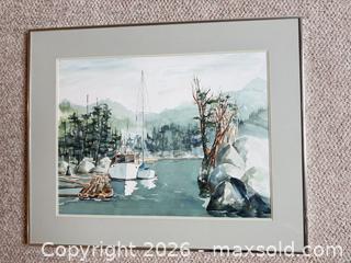 MaxSold Auction: Set of 3 Framed Art Prints - Mixed Subjects, Largest 29.5 x 24 in - Saanich (British Columbia, Canada) PARTNER MANAGED Moving Online Auction - Arbutus Road