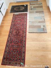 MaxSold Auction: Set of 3 Multi-Color Rugs: Area, Runner and Accent - Saanich (British Columbia, Canada) PARTNER MANAGED Moving Online Auction - Arbutus Road