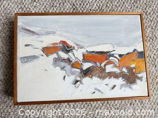 MaxSold Auction: Set of 5 Framed Watercolor Landscapes and Seascapes - Saanich (British Columbia, Canada) PARTNER MANAGED Moving Online Auction - Arbutus Road