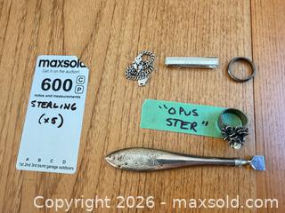 MaxSold Auction: Sterling Silver Jewelry & Collectibles Lot - Saanich (British Columbia, Canada) PARTNER MANAGED Moving Online Auction - Arbutus Road