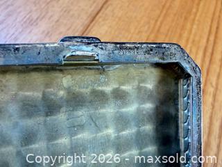 MaxSold Auction: Sterling Silver Small Woman’s Compact Case with Script Monogram - Saanich (British Columbia, Canada) PARTNER MANAGED Moving Online Auction - Arbutus Road