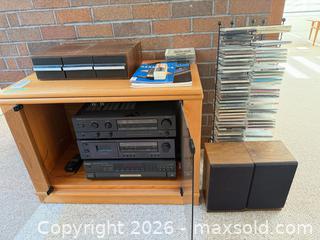 MaxSold Auction: Technics Audio System with Receiver, CD Changer, Cassette & Speakers - Saanich (British Columbia, Canada) PARTNER MANAGED Moving Online Auction - Arbutus Road