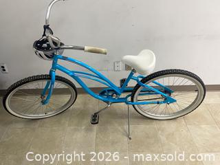 MaxSold Auction: Blue Step-Through Cruiser Bike, 26" Wheels, Single-Speed - East Brunswick (New Jersey, USA) SELLER MANAGED Reseller Online Auction - Tices Lane